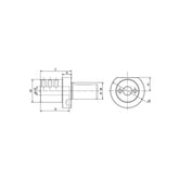 Boring Holder Form E2 (Inch)  E2-50x1/2"~(60x2") - Makotools Industrial Supply Tools for Metal Cutting